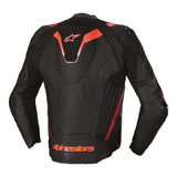 Alpinestars Missile V3 Ignition Leather Racing Motorcycle Jacket Black Red