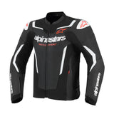 Alpinestars GP Force V2 Airflow Leather Motorcycle Jacket Black White