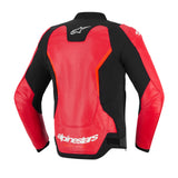 Alpinestars GP Force V2 Airflow Motorcycle Leather Jacket Black Red