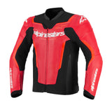Alpinestars GP Force V2 Airflow Motorcycle Leather Jacket Black Red