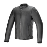 Alpinestars Blacktrack Racing Motorcycle Leather Jacket Black