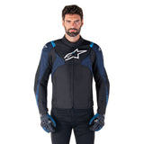 Alpinestars T-Jaws V4 Urban Motorcycle Jacket BlackDark Blue Blithe Blue