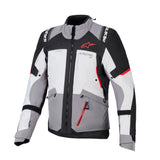Alpinestars Andes V4 Drystar Men’s Adventure Motorcycle Jacket D.Grey Grey Black Red