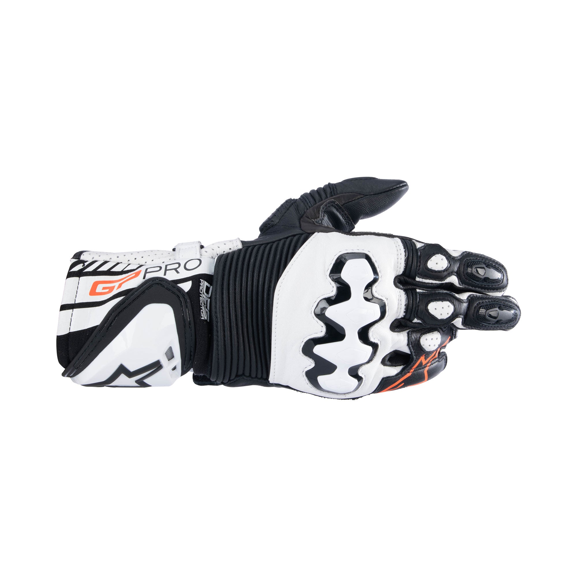 Alpinestars GP Pro R4 Motorcycle Racing Gloves Black White