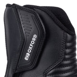 Oxford Code 1.0 Mid Dry2Dr Men’s Waterproof Motorcycle Boots Stealth Black