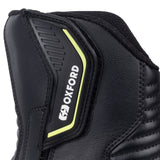 Oxford Code 1.0 Mid Dry2Dr Men’s Waterproof Motorcycle Boots Black / Fluo Yellow