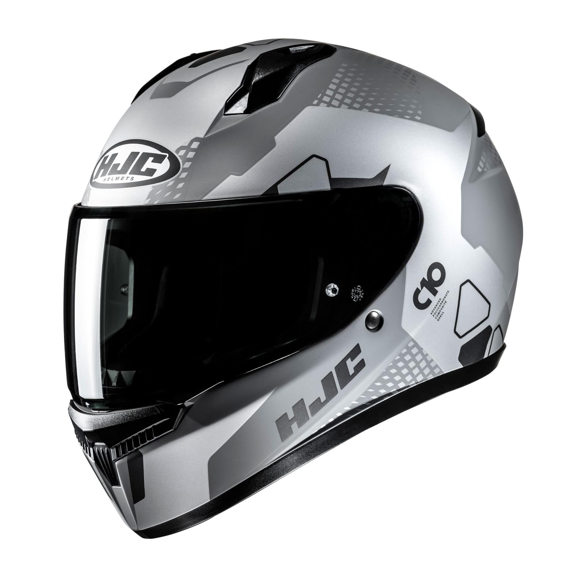 HJC C10 Aspa Full-Face Motorcycle Helmet – Black