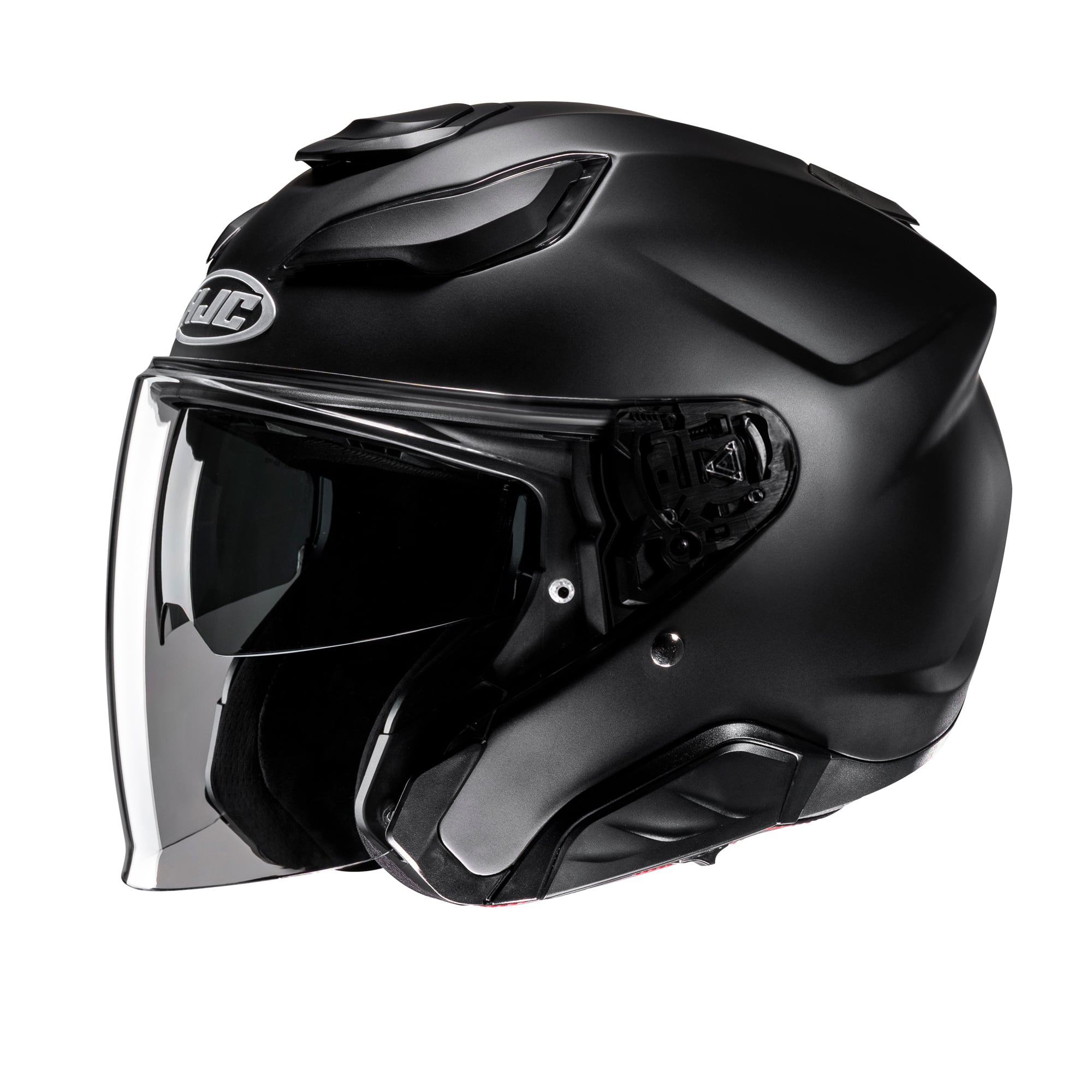HJC F31 Plain Open Face Touring Helmet-Matte Black
