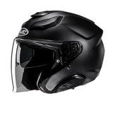 HJC F31 Plain Open Face Touring Helmet-Matte Black