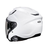 HJC F31 Plain Open Face Touring Helmet-Pearl White