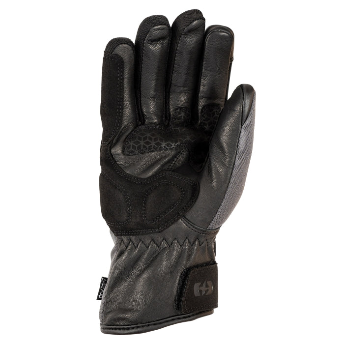Oxford Dakar 1.0 Men’s Waterproof Motorcycle Gloves Charcoal Yellow