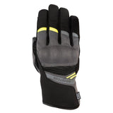 Oxford Dakar 1.0 Men’s Waterproof Motorcycle Gloves Charcoal Yellow maximomoto.uk!