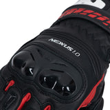 Oxford Nexus Men’s Motorcycle Gloves Black White Red