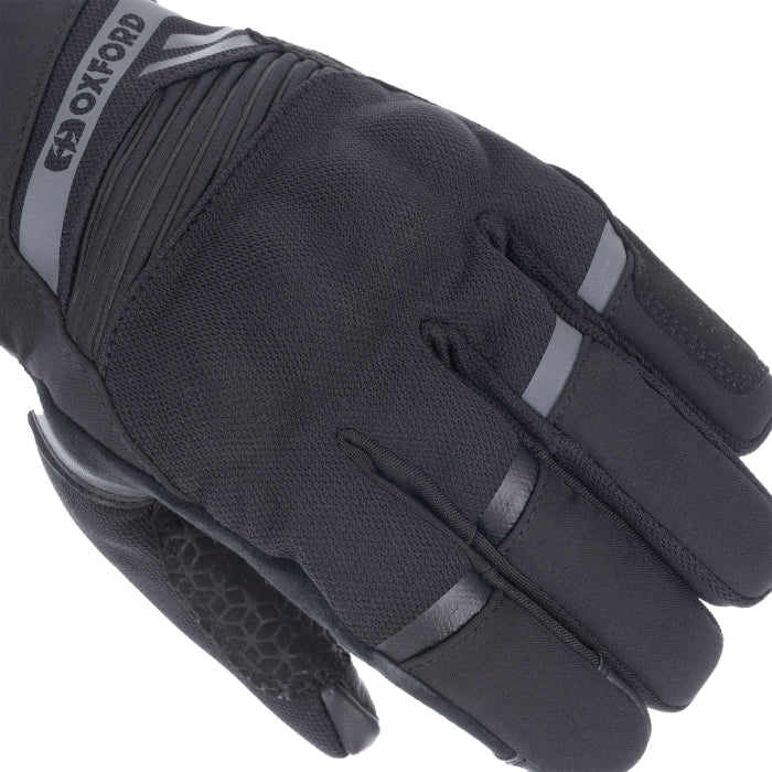 Oxford Dakar 1.0 Women’s Waterproof Motorcycle Gloves Stealth Black