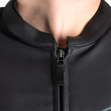 Oxford Cypher 1.0 Men’s Leather Motorcycle Jackets Stealth Black