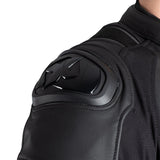 Oxford Cypher 1.0 Men’s Leather Motorcycle Jackets Stealth Black