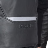 Oxford Cypher 1.0 Men’s Leather Motorcycle Jackets Stealth Black