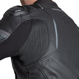 Oxford Cypher 1.0 Men’s Leather Motorcycle Jackets Stealth Black