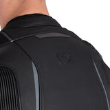 Oxford Cypher 1.0 Men’s Leather Motorcycle Jackets Stealth Black