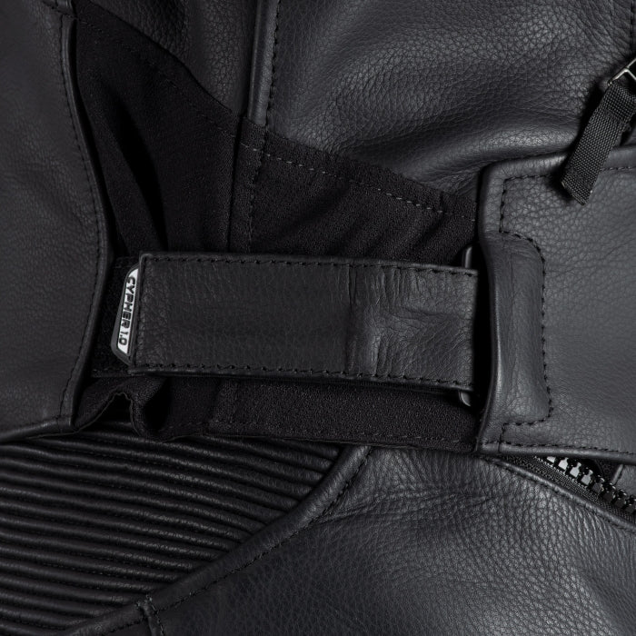 Oxford Cypher 1.0 Men’s Leather Motorcycle Jackets Stealth Black