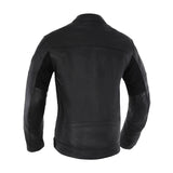 Oxford Henlow Men's Motorcycle Leather Jacket Black