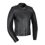 Oxford Radley Women's Leather Motorcycle Jacket