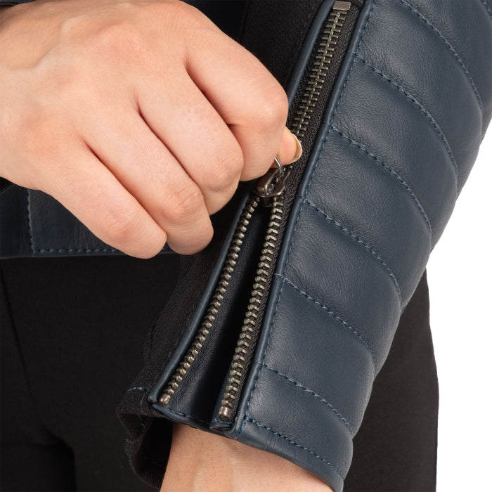 Oxford Radley Women's Leather Motorcycle Jacket