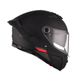 MT Thunder 4 SV Plain Full Face Motorcycle Helmet Black