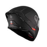 MT Thunder 4 SV Plain Full Face Motorcycle Helmet Black