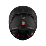 MT Thunder 4 SV Plain Full Face Motorcycle Helmet Black