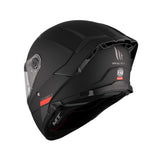 MT Thunder 4 SV Plain Full Face Motorcycle Helmet Black