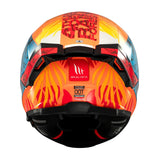 MT Thunder 4 SV Rainforest Full Face Motorcycle Helmet Orange