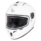 MT Draken full face Motorcycle Helmets Gloss Pearl White