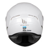 MT Draken full face Motorcycle Helmets Gloss Pearl White