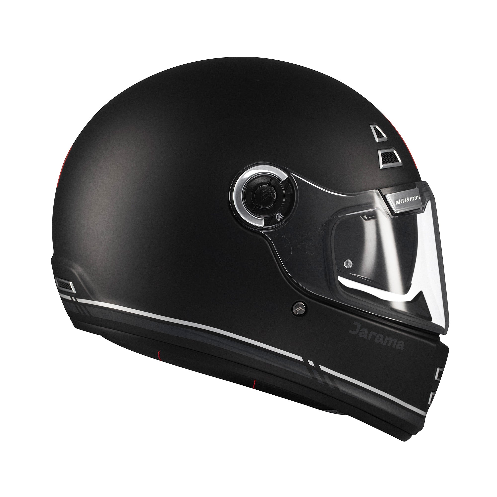 MT Jarama SV Plain Full Face Motorcycle Helmets Black