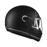 MT Jarama SV Plain Full Face Motorcycle Helmets Black