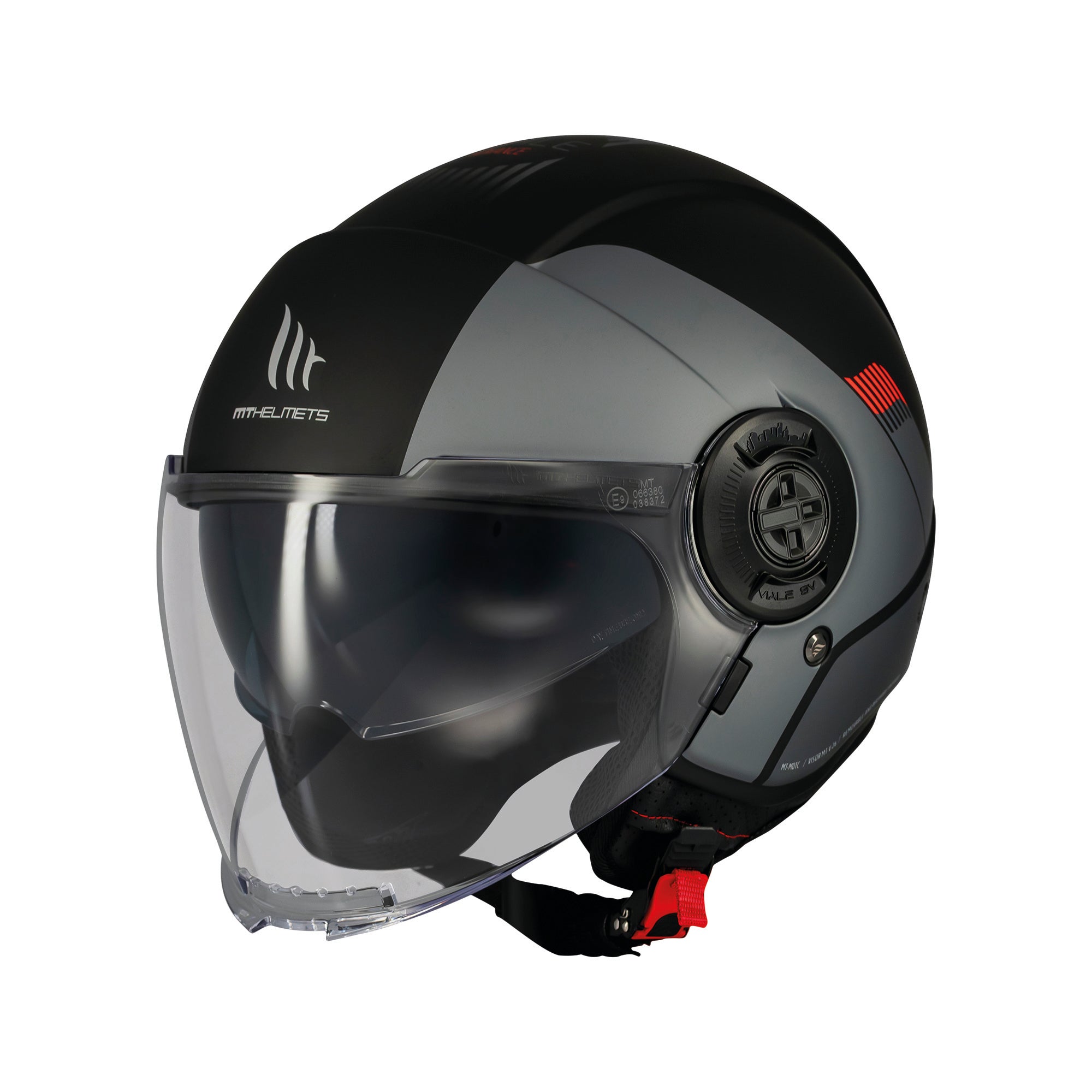 MT Viale Advance Jet Motocycle Helmets Black