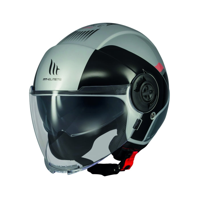 MT Viale Advance Jet Motocycle Helmets Grey maximomoto.uk!