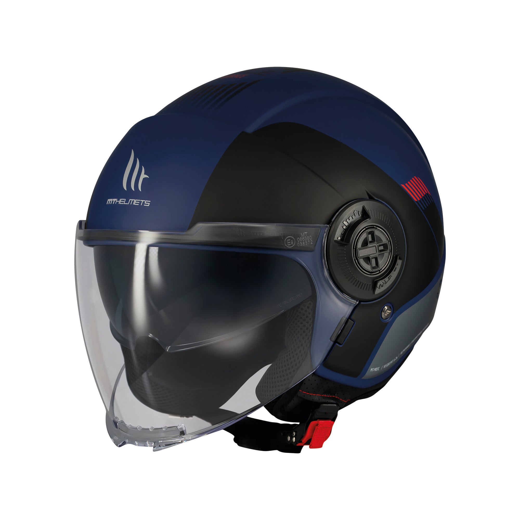 MT Viale Advance Jet Motocycle Helmets Blue maximomoto.uk!