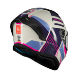 MT Stinger 2 Tron Full Face Motorcycle Helmet Pink Purple