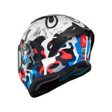 MT Stinger 2 Yozu Full Face Motorcycle Helmet Blue White
