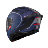 MT Atom Destiny 2 Motorcycle Modular Helmets Blue Black