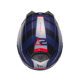 MT Atom Destiny 2 Motorcycle Modular Helmets Blue Black