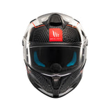 MT Targo S Brik Sports Motorcycle Full Face Helmet Black White