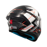 MT Targo S Brik Sports Motorcycle Full Face Helmet Black White