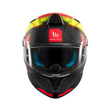 MT Targo S Brik Sports Motorcycle Full Face Helmet Fluo