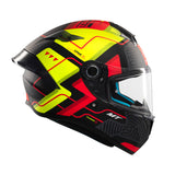 MT Targo S Brik Sports Motorcycle Full Face Helmet Fluo