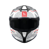 MT Targo S Brik Sports Motorcycle Full Face Helmet White