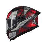 MT Braker SV Fury Touring Motorcycle Helmets Red