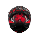 MT Braker SV Fury Touring Motorcycle Helmets Red